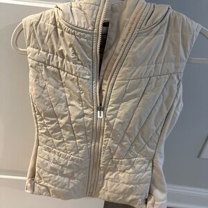 Smartwool Hooded Vest Size Small Light Tan